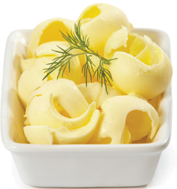 dish of butter
