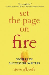 Set the Page on Fire Secrets of Successful Writers by Steve O'Keefe